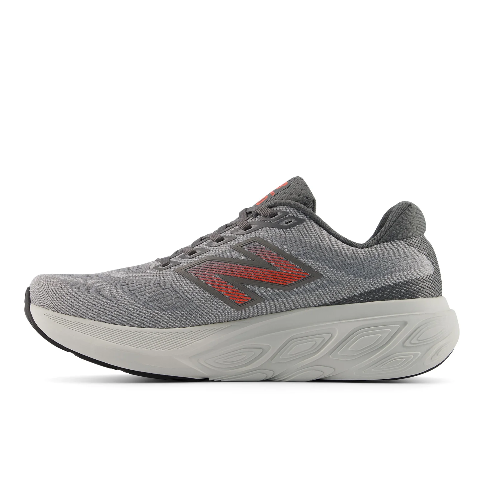 New Balance Men's Fresh Foam X 880v15 in Slate Grey with Reflection and Urgent Red - Image 6