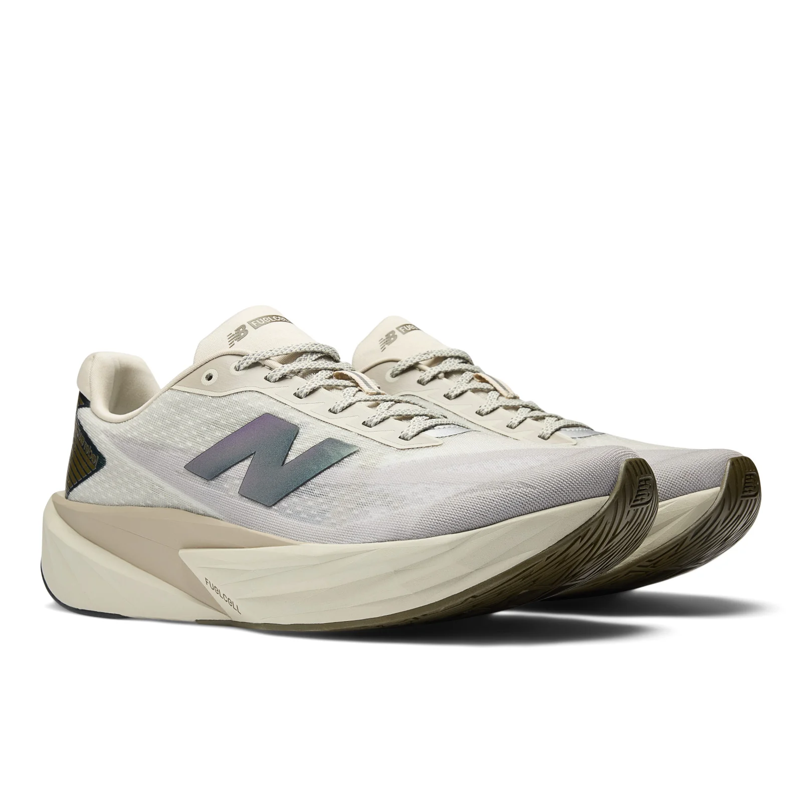 New Balance Men's FuelCell Rebel v5 in Shipyard with Arid Stone and Silver Metallic - Image 11