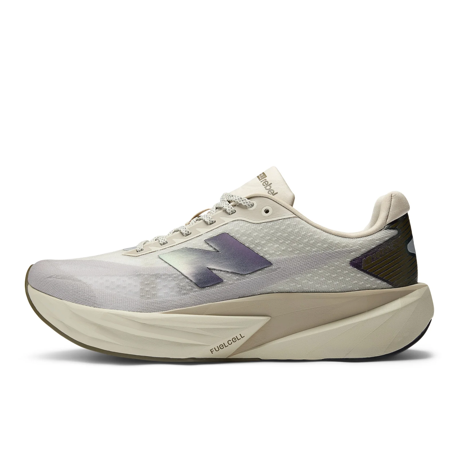 New Balance Men's FuelCell Rebel v5 in Shipyard with Arid Stone and Silver Metallic - Image 6
