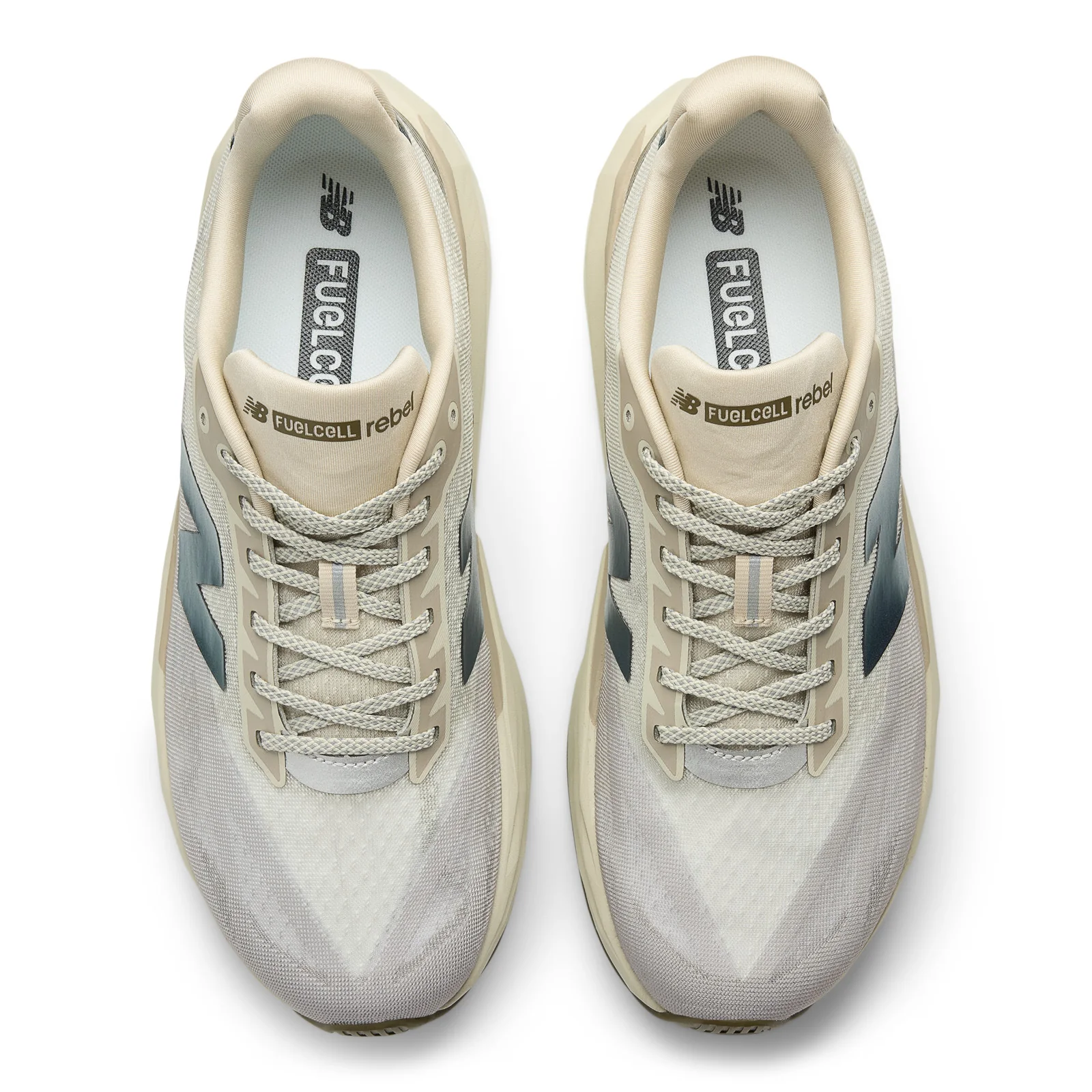 New Balance Men's FuelCell Rebel v5 in Shipyard with Arid Stone and Silver Metallic - Image 7