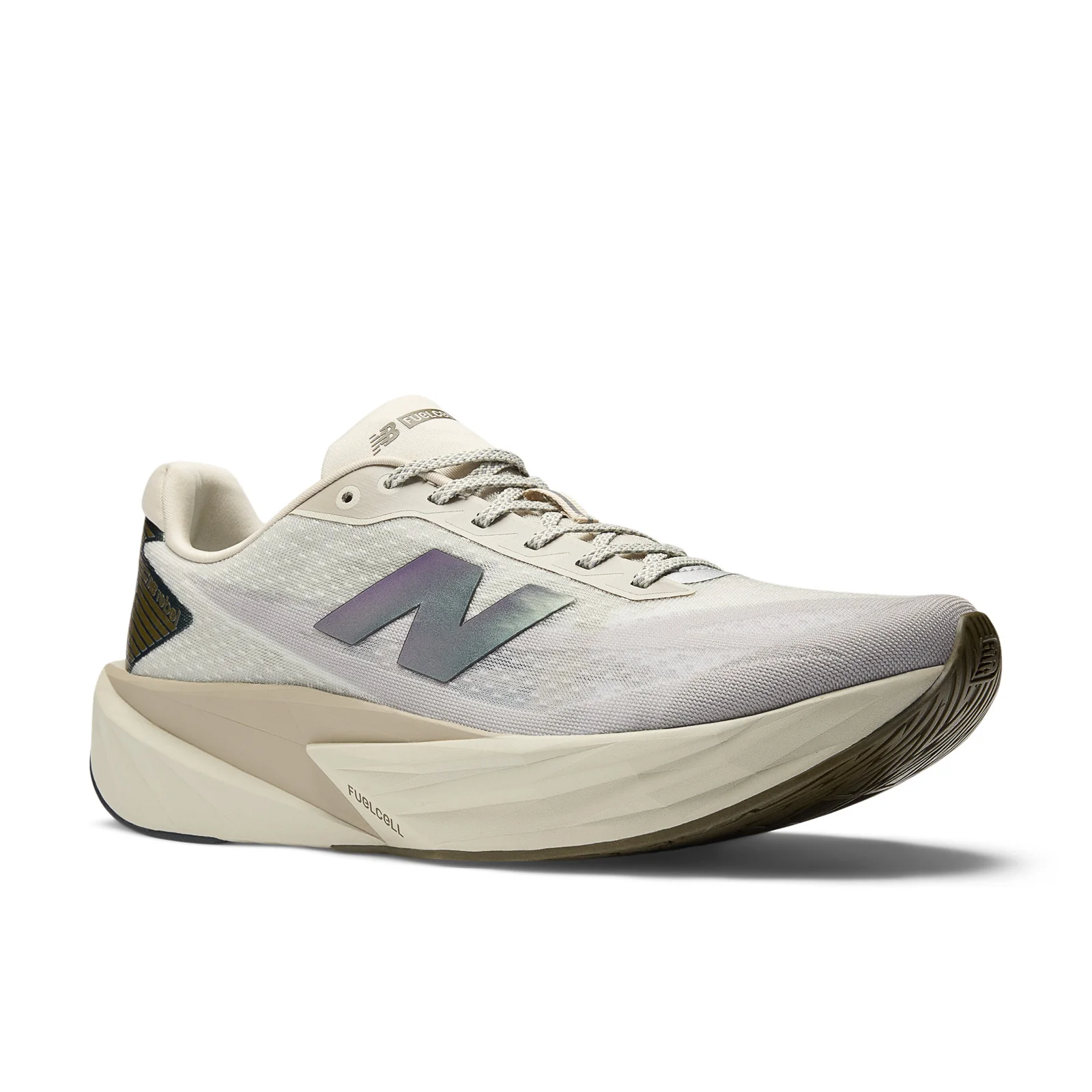 New Balance Men's FuelCell Rebel v5 in Shipyard with Arid Stone and Silver Metallic - Image 8