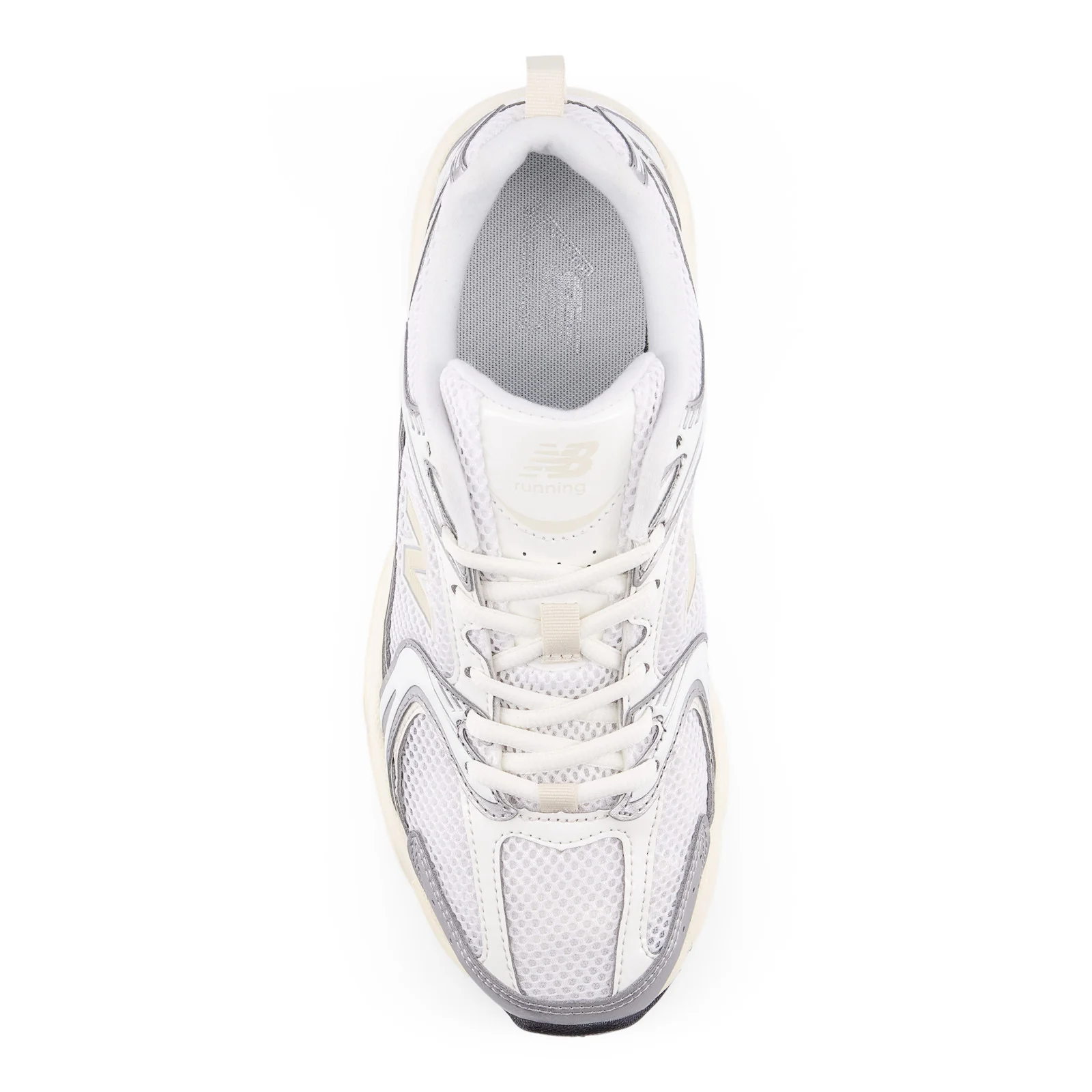 New Balance Unisex 530 in Silver Metallic with Linen - Image 3