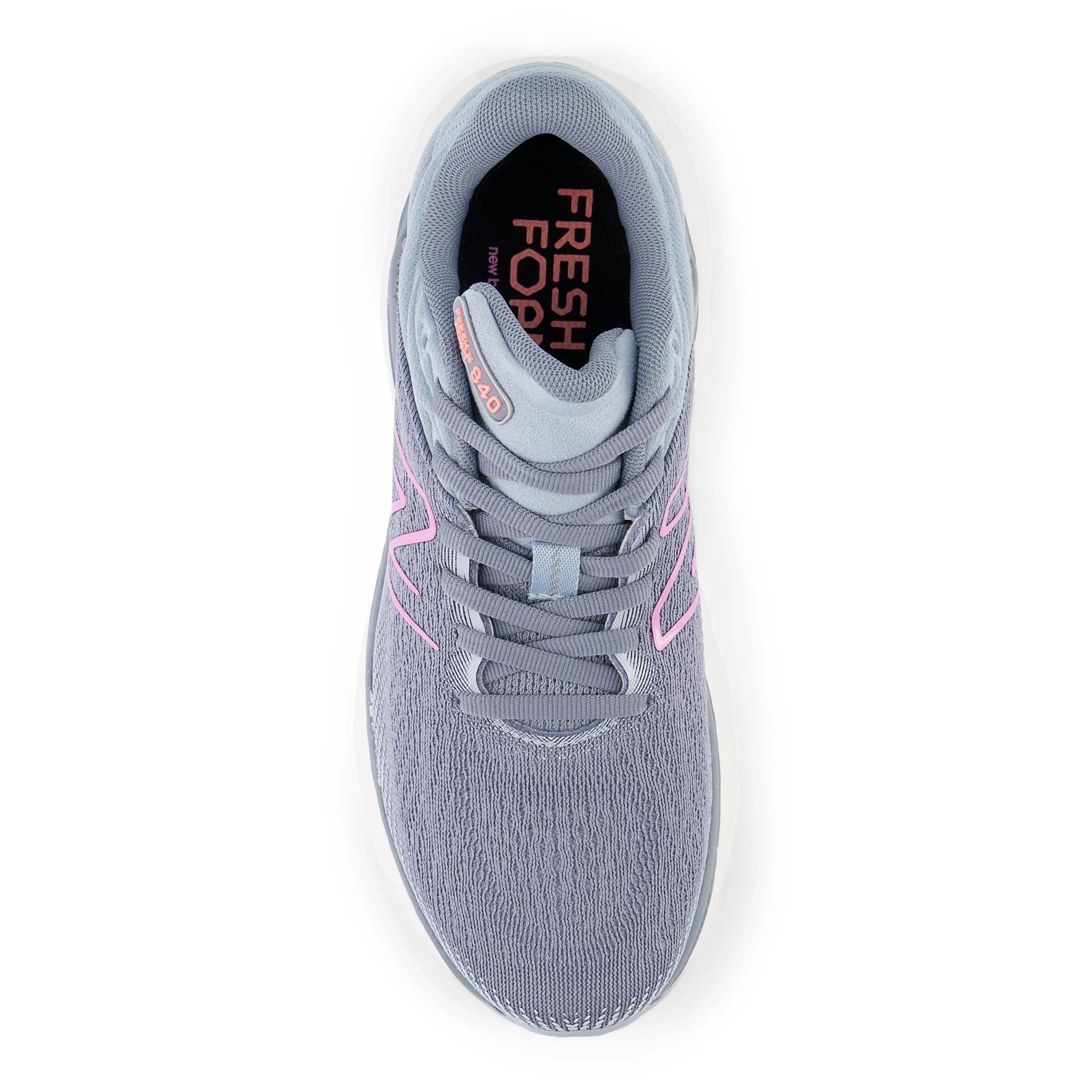 New Balance Women's Fresh Foam 840 in Arctic grey with Raspberry - Image 5