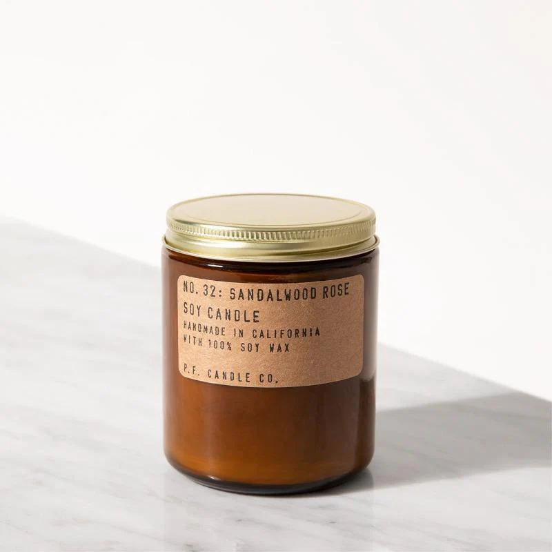 P. F. CANDLE CO. 7.2 OZ STANDARD SOY CANDLE - SANDALWOOD ROSE - Image 3