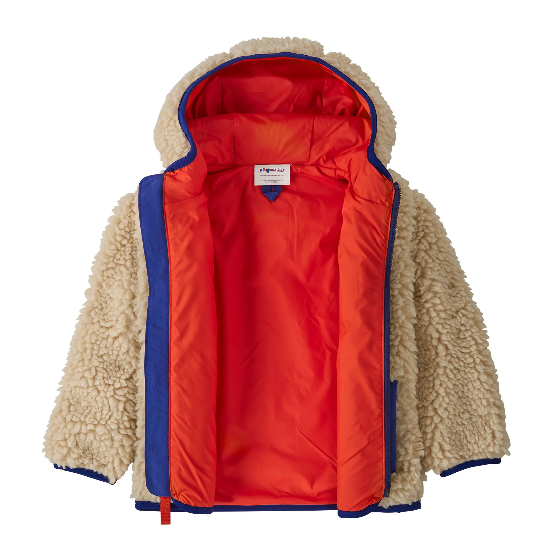 Patagonia Baby Retro-X® Fleece Hoody in Dark Natural - Image 3