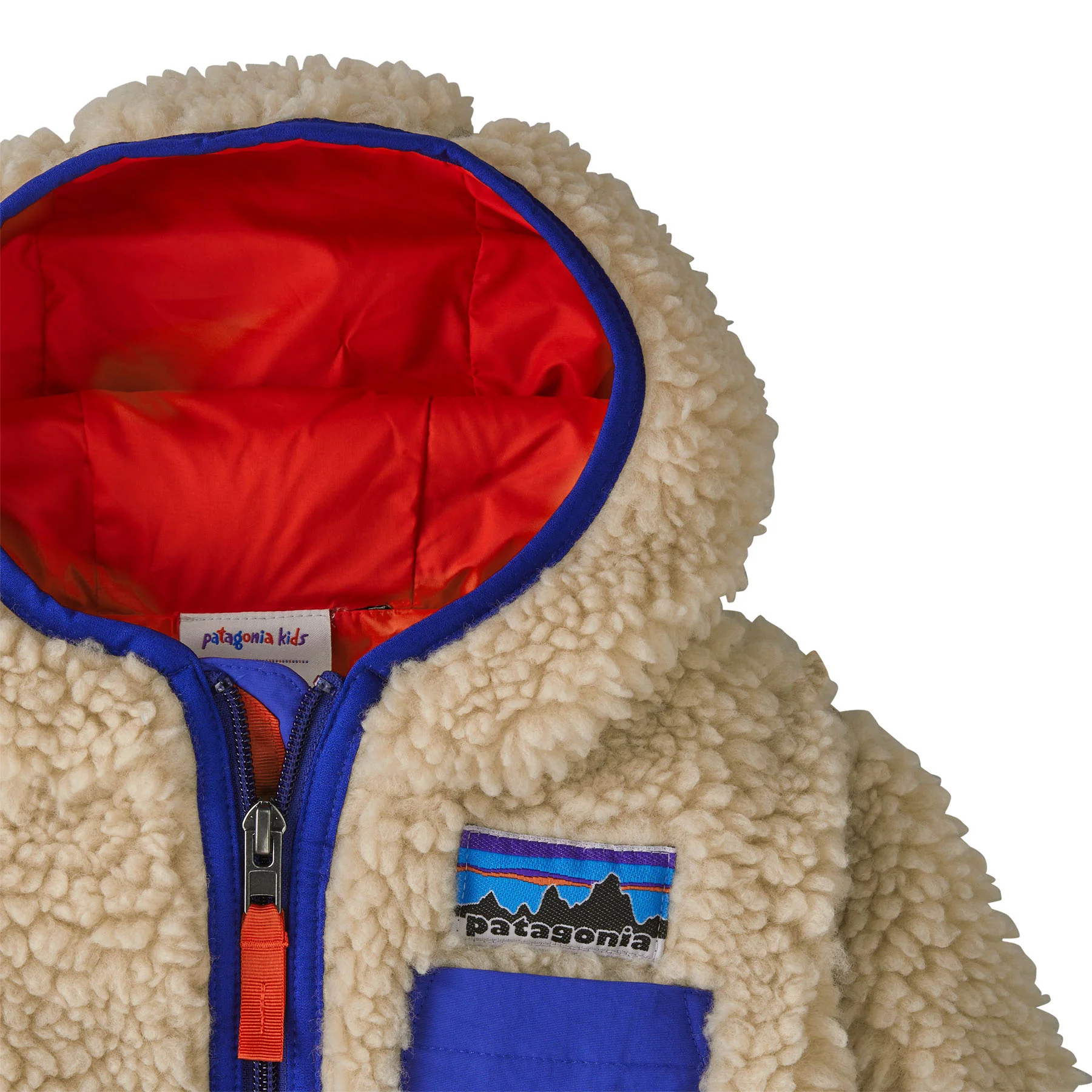 Patagonia Baby Retro-X® Fleece Hoody in Dark Natural - Image 5
