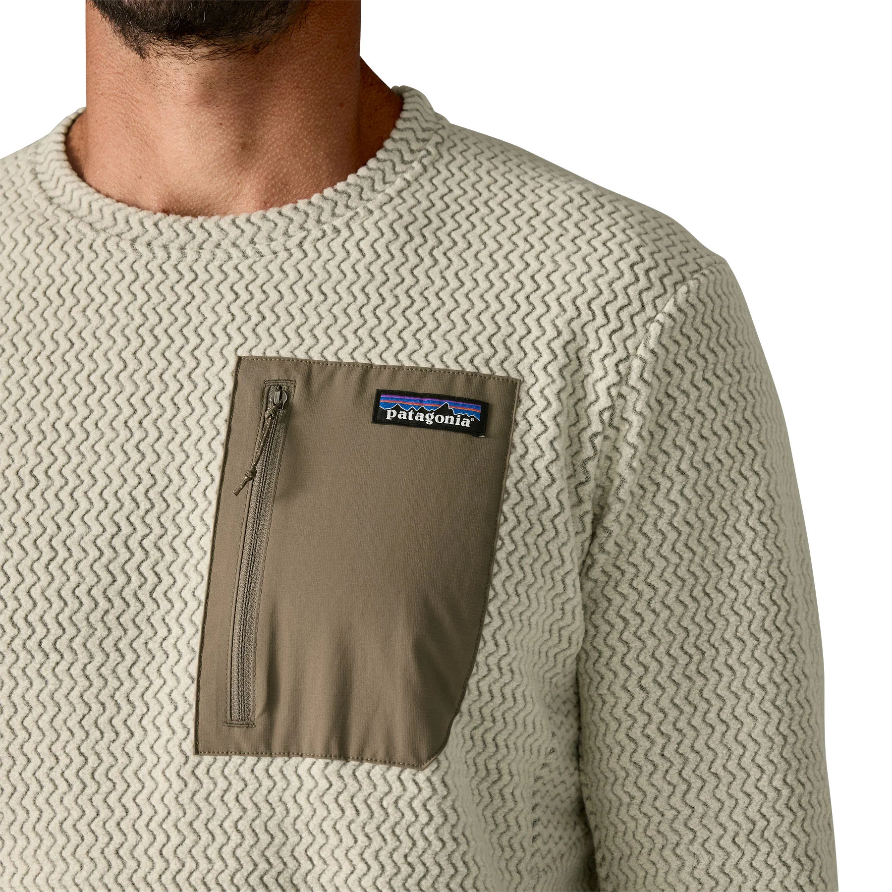Patagonia Men's R1® Air Fleece Crewneck - Image 7