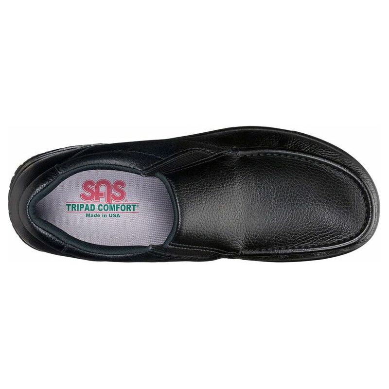 SAS Men's Navigator SR Slip Resistant Non Slip Loafer in Black - Image 3