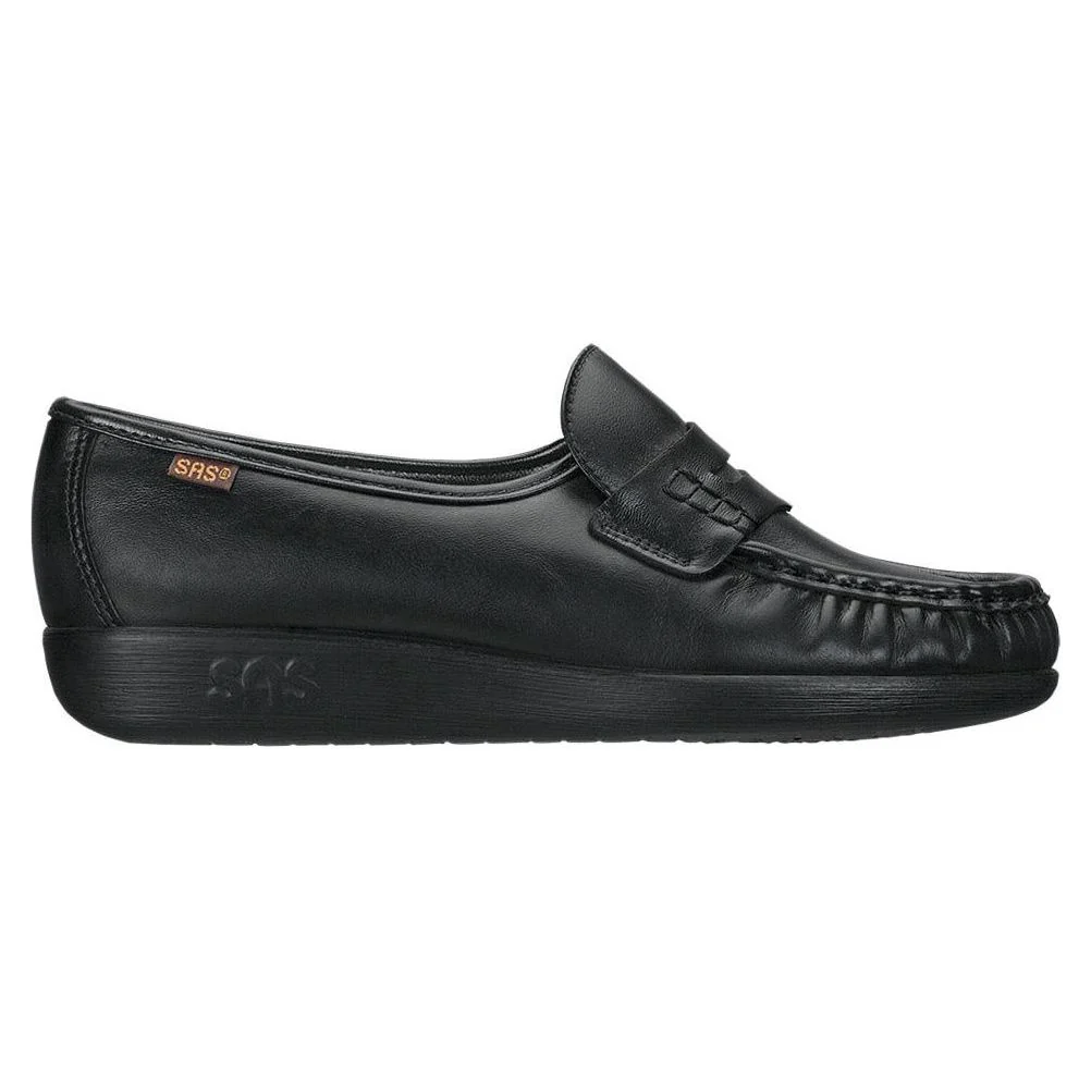 SAS Women's Classic Slip-On in Black Wide - Image 3