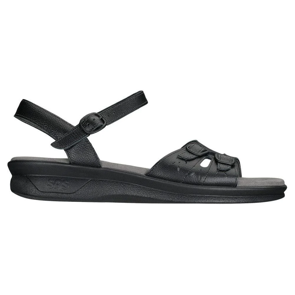 SAS Women's Duo Quarter Strap in Black Wide - Image 3