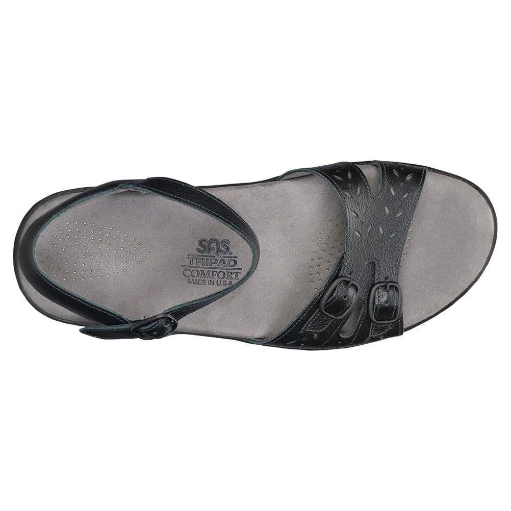 SAS Women's Duo Quarter Strap in Black Wide - Image 4