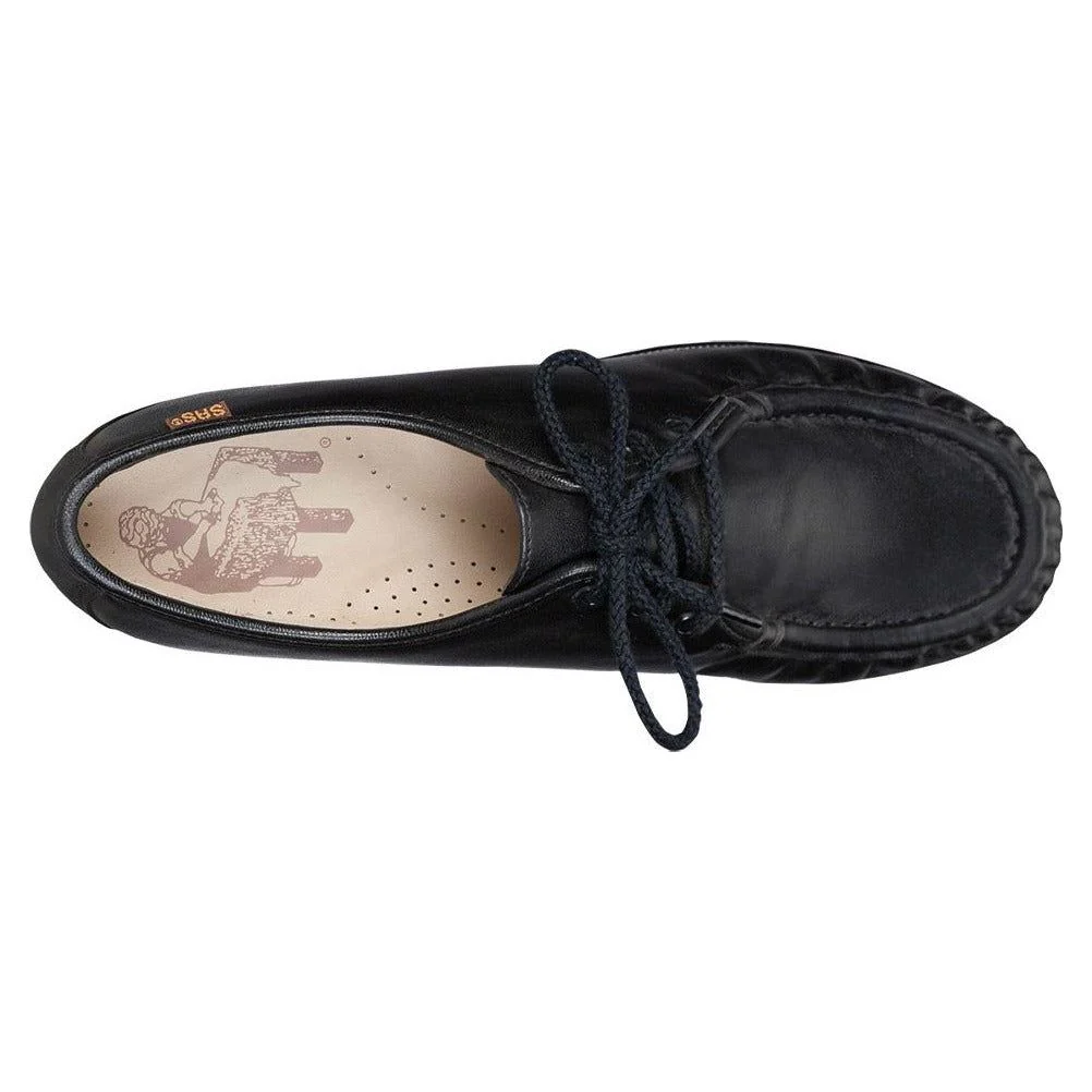 SAS Women's Siesta Lace Up Loafer in Black - Image 4