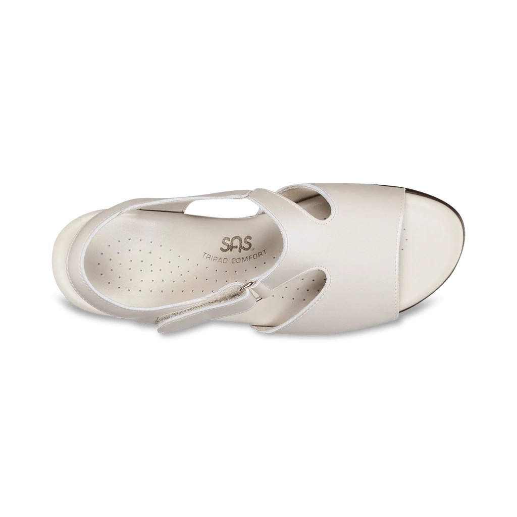 SAS Women's Suntimer Heeled Sandal in Pearl Bone - Image 4