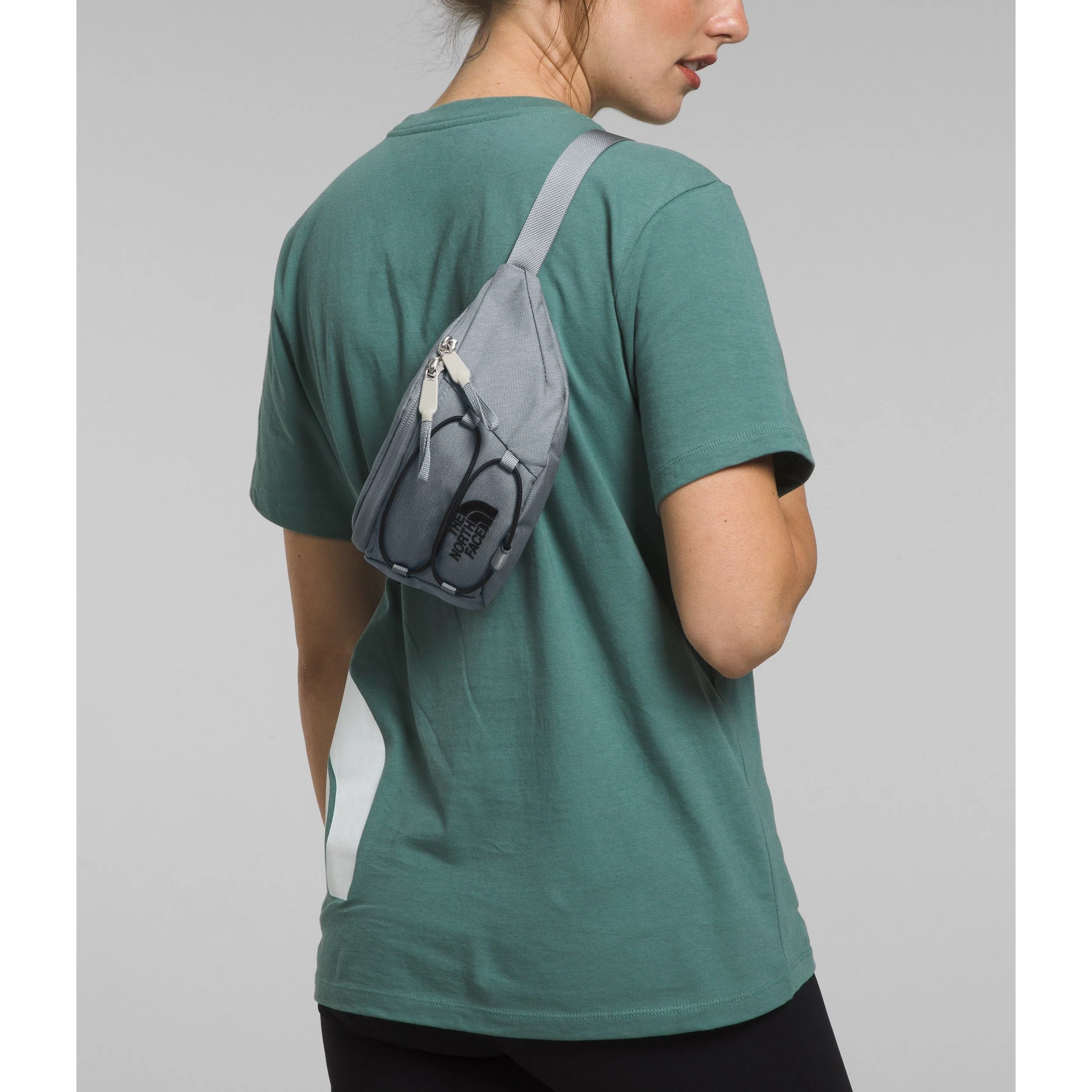The North Face Jester Lumbar in Mid Grey Dark Heather Black - Image 5