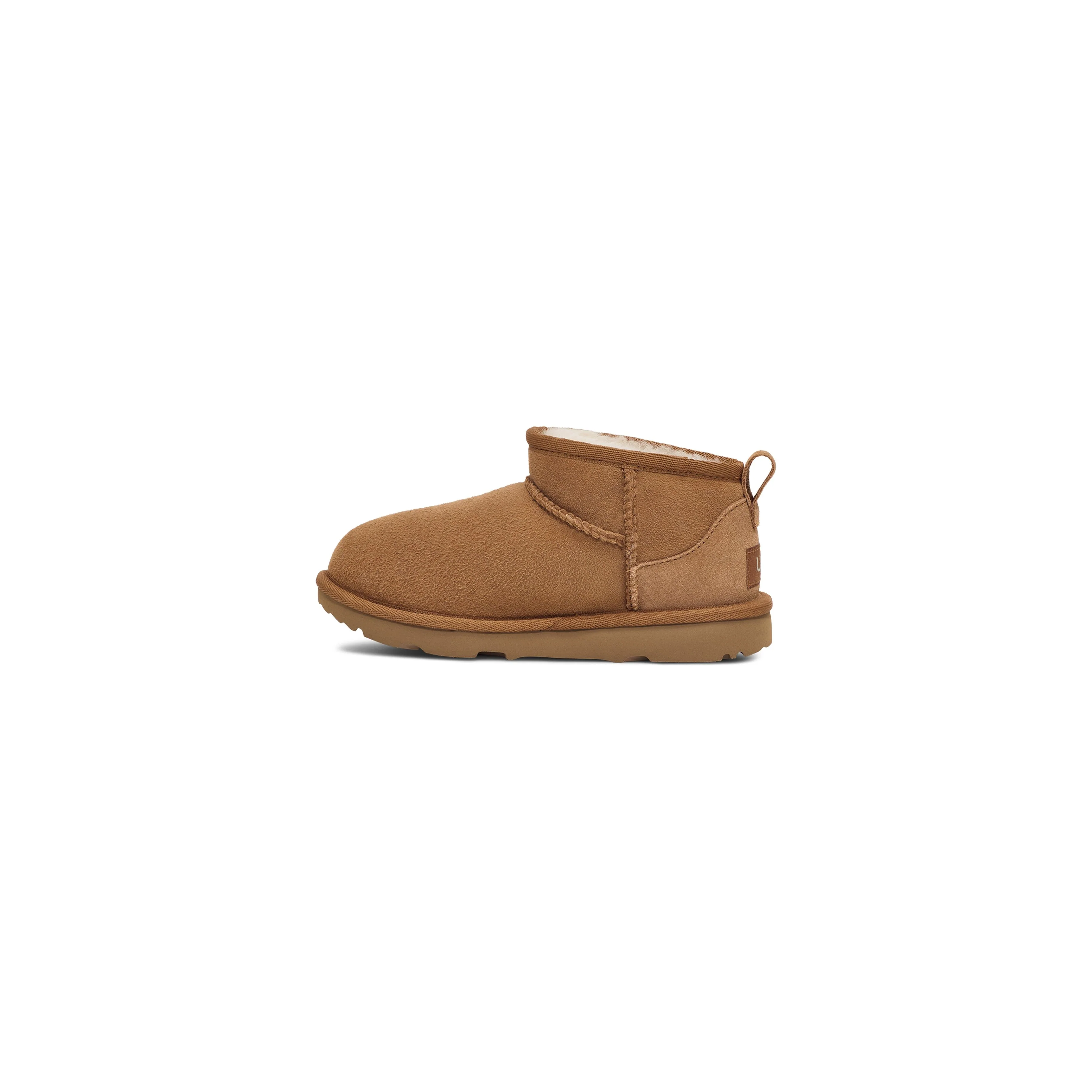 UGG Kid's Classic Ultra Mini in Chestnut - Image 3