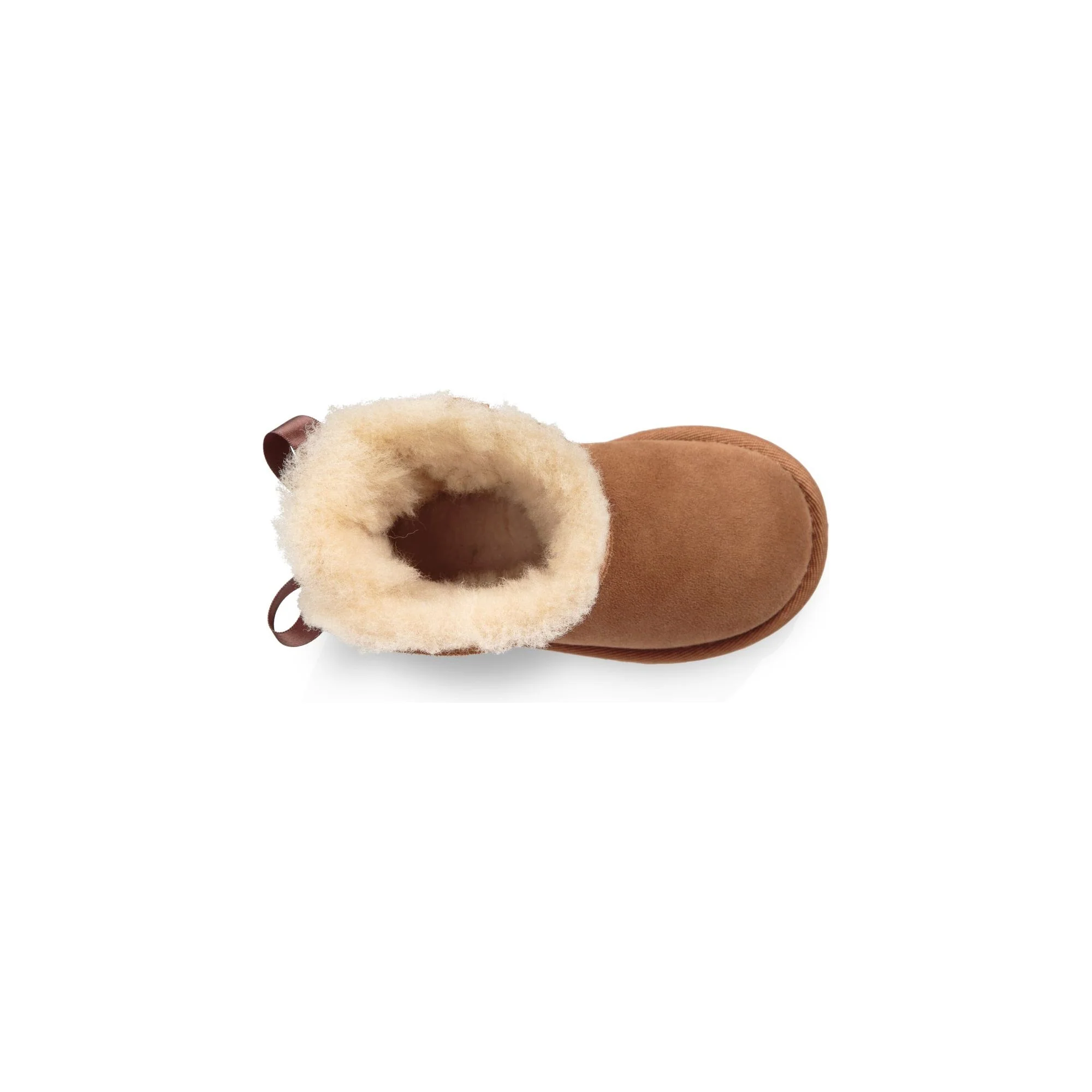 UGG Kids Mini Bailey Bow II Boot in Chestnut - Image 5