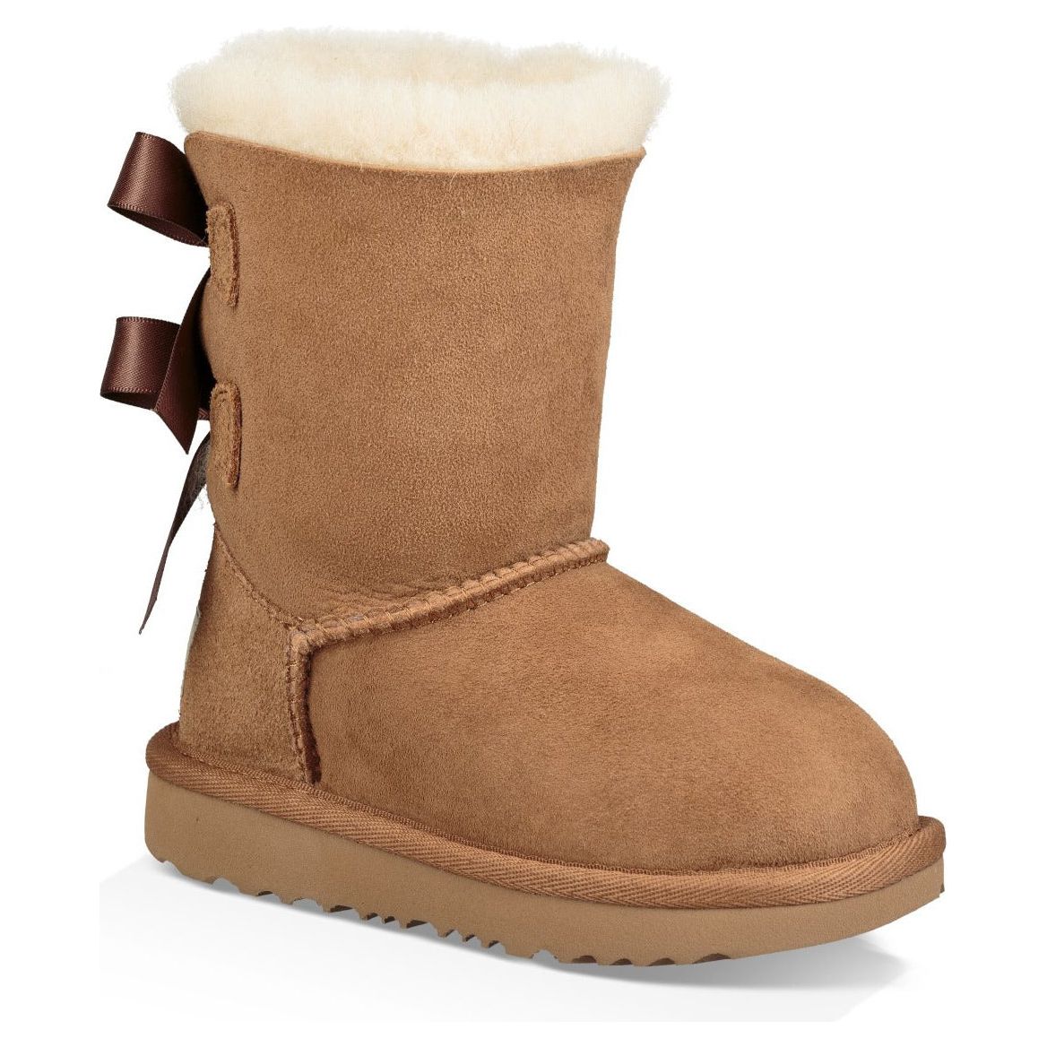UGG Toddler's Bailey Bow II Boot in Chestnut - Image 2