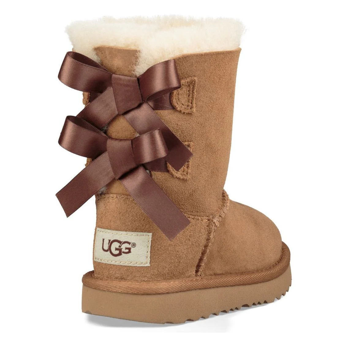UGG Toddler's Bailey Bow II Boot in Chestnut - Image 4