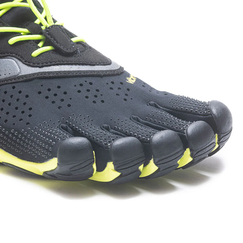 Vibram Men's V-Run in Black/Yellow - Image 3