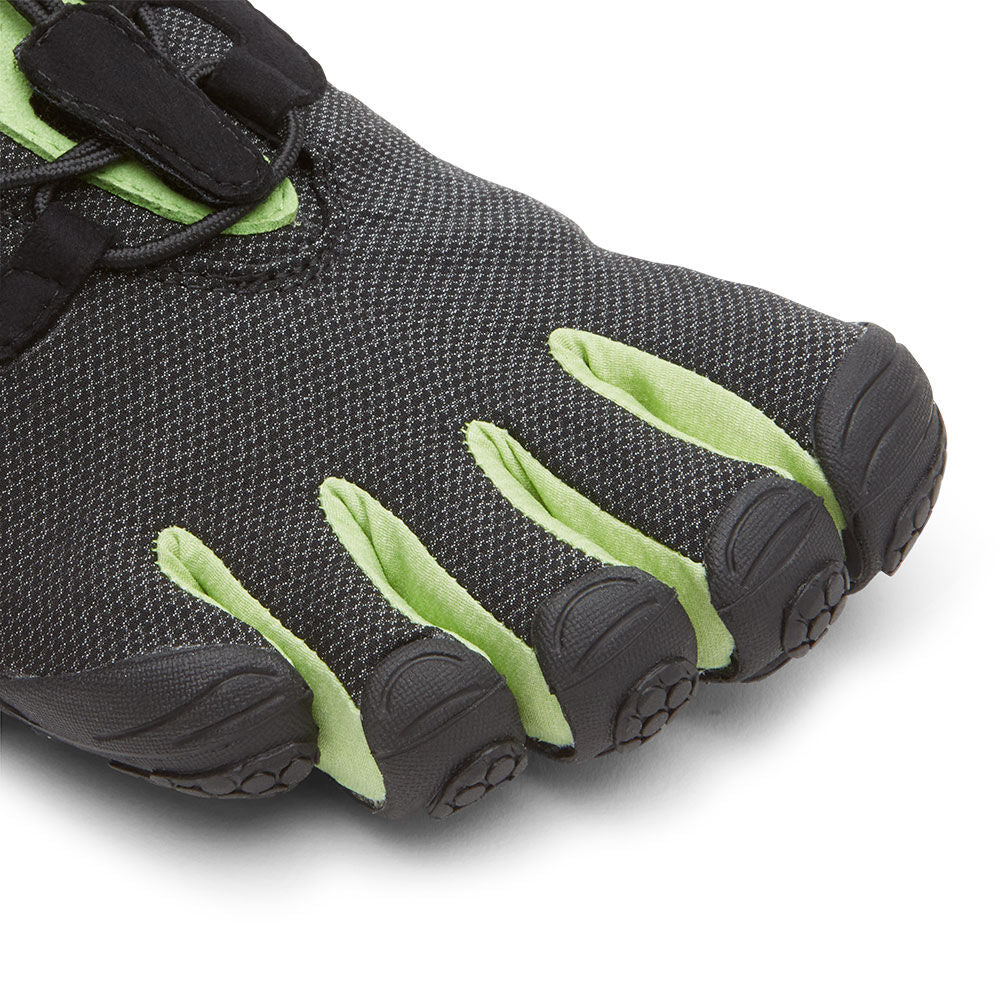 Vibram Women's V-Run Retro in Black Green Black - Image 3