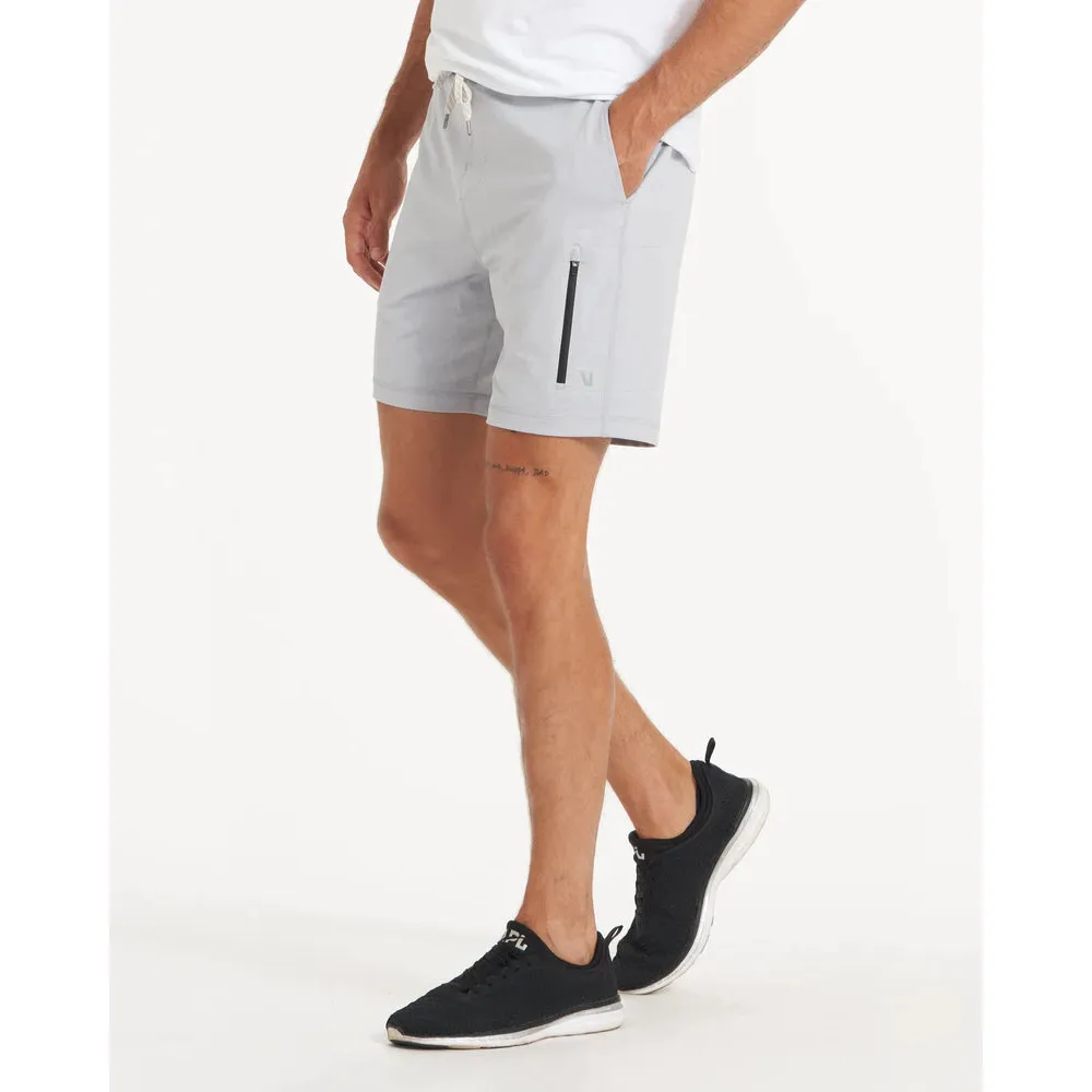 Vuori Men's Sunday Performance Short in Platinum Heather - Image 3