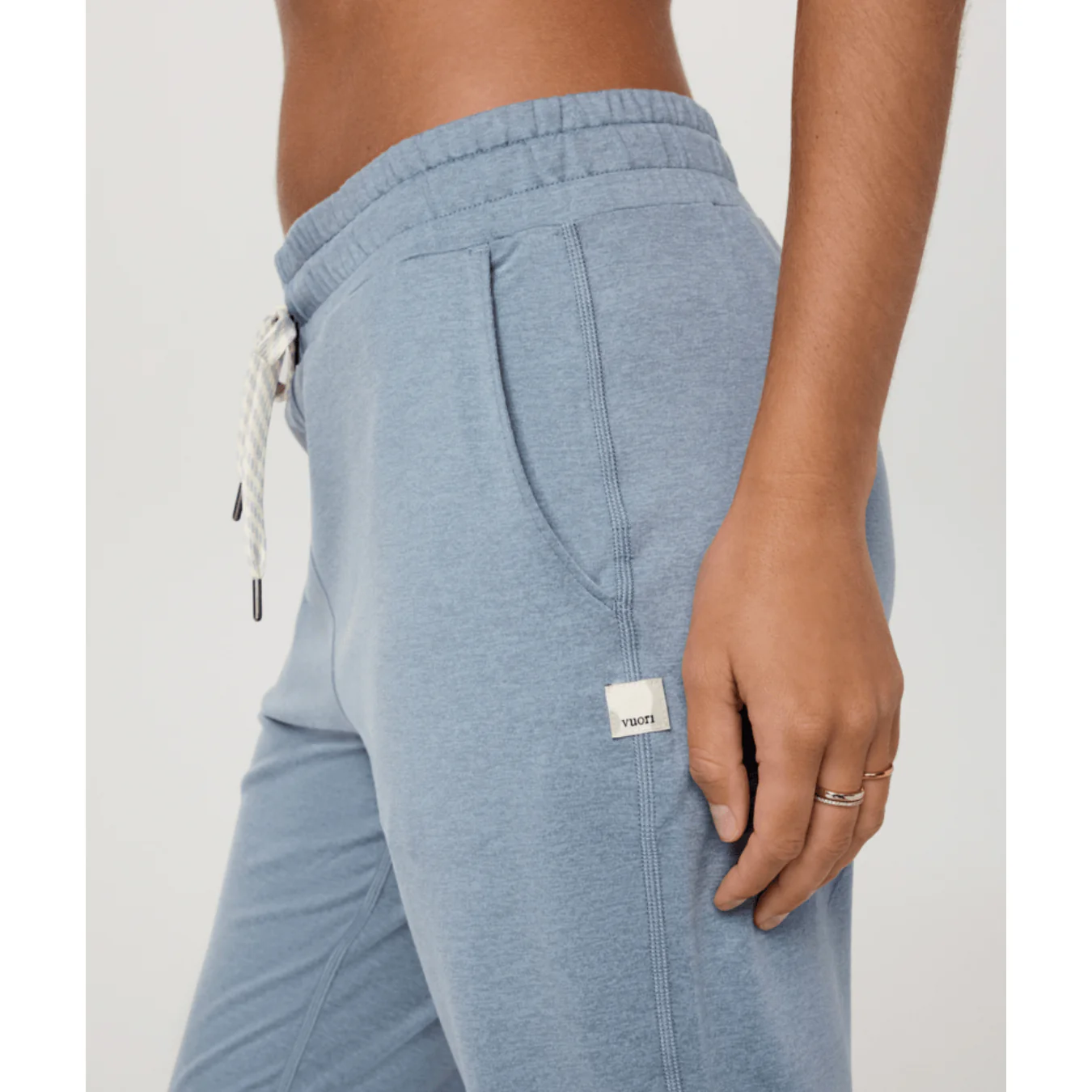 Vuori Women's Performance Jogger in Sea Glass Heather - Image 3
