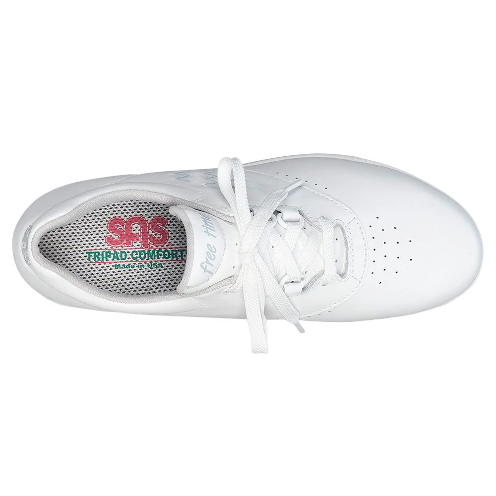 SAS Women's Free Time Walking Shoe in White White - Image 4