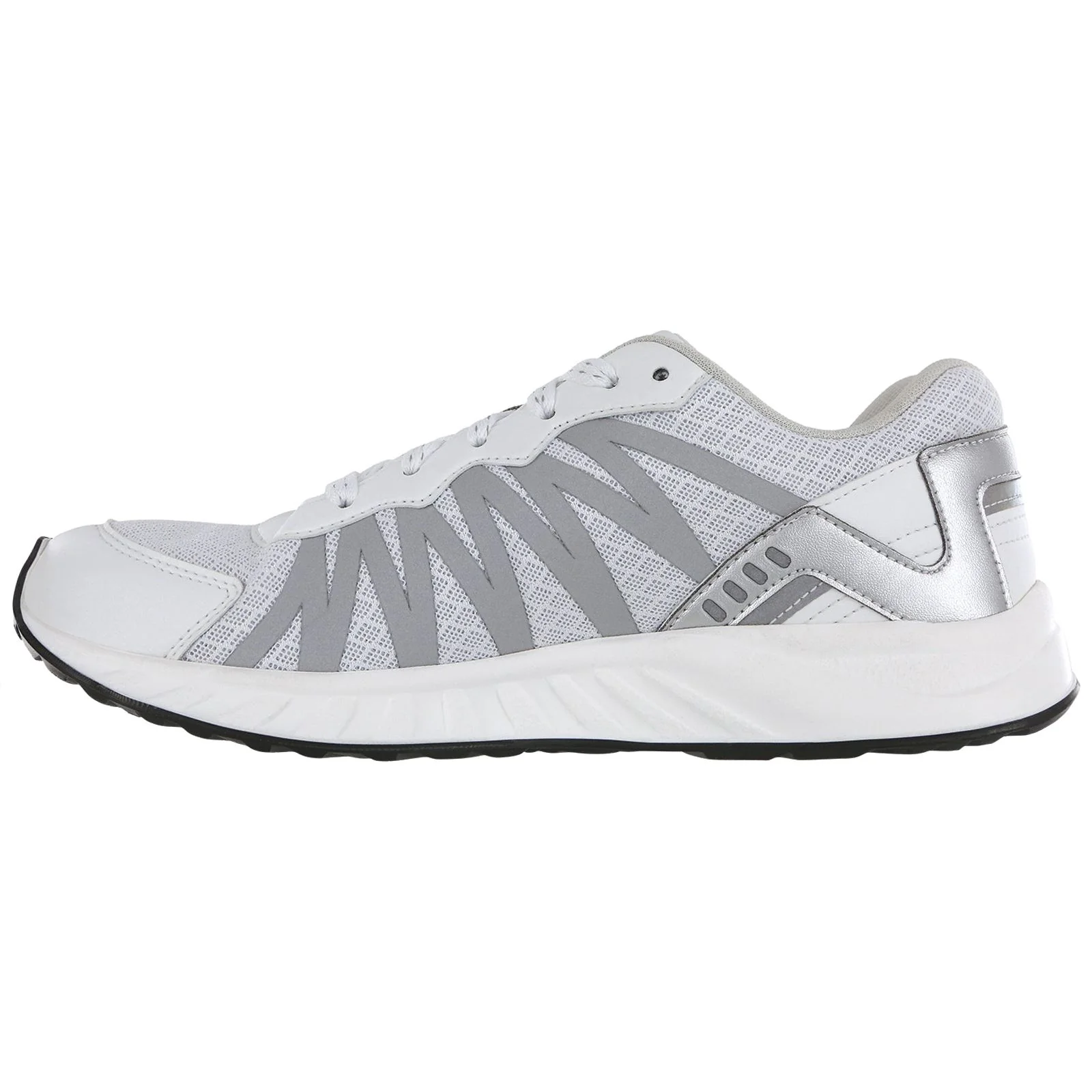 SAS Women's Tempo Lace Up Sneaker in White / Silver - Image 2