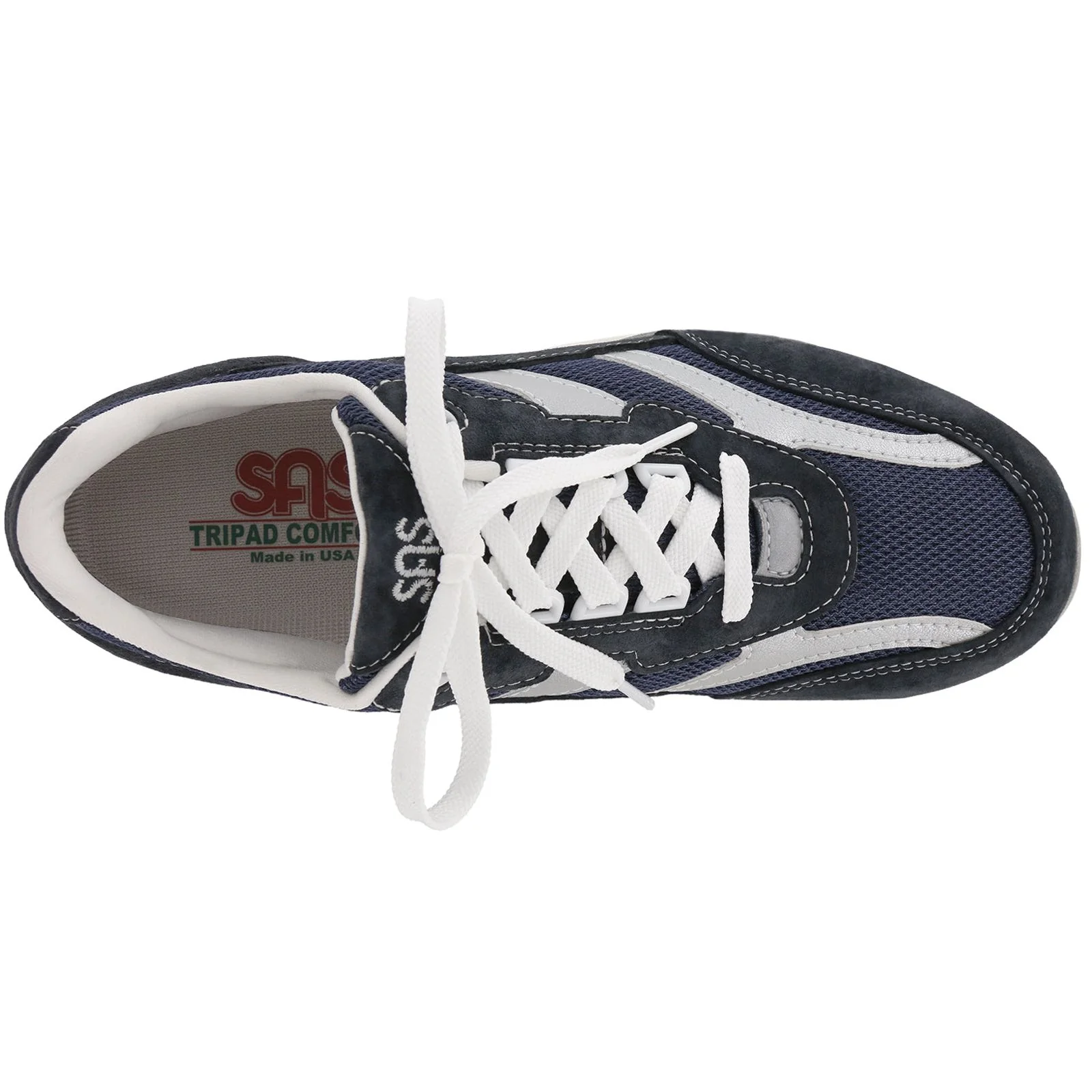 SAS Women's Tour Mesh Lace Up Sneaker in Blue - Image 3